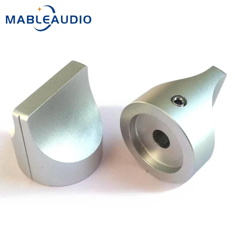 1PCS 28x28mm Solid Pure Aluminum Alloy Knob Volume Potentiometer HIFI Audio Amplifier Tone Knob