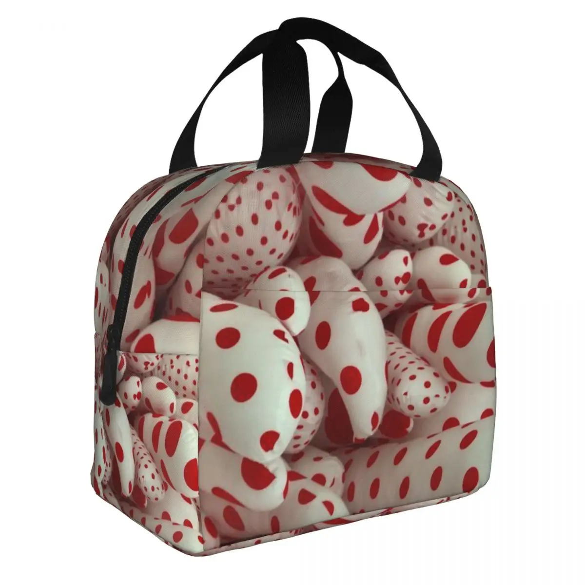 Japanese Pop Art Yayoi Kusama Insulated Lunch Bag for Work School Leakproof Cooler Thermal Bento Box
