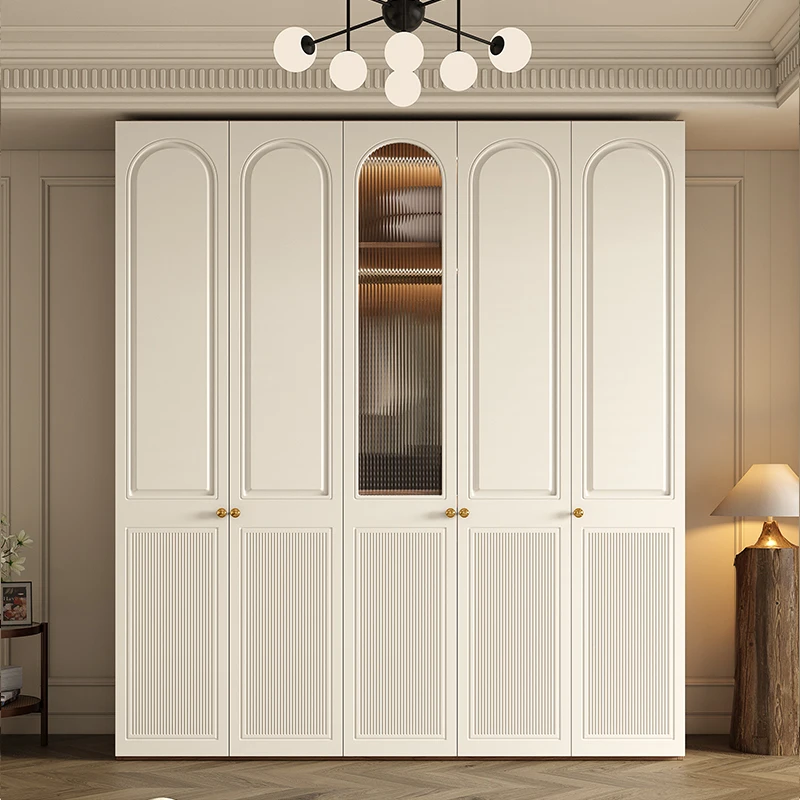 

Closet Drawers Wardrobes Comfortable Garment Cupboards Living Room Space Saving Wooden White Muebles Dormitorio House Furniture