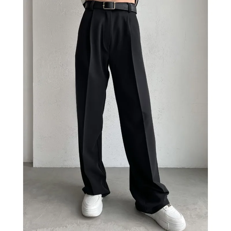 Suit pants 2026 spring and summer new women's casual temperament commuting loose straight trousers suit pants