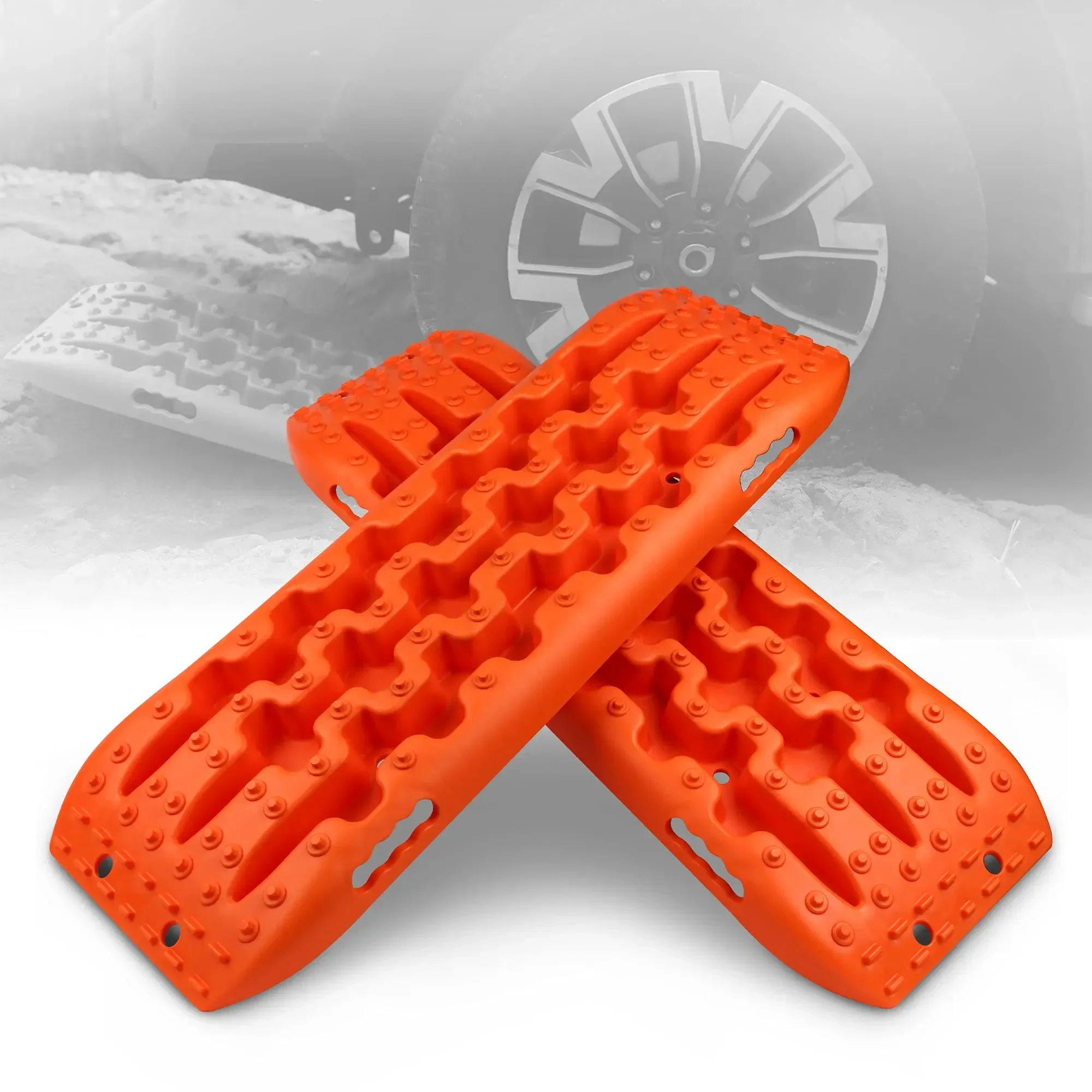 

Off-Road Mud Sand Snow Recovery Track Traction Boards Tire Ladder Set Auto Accessory Super-Tough High Strength Pp 104cm Accessor