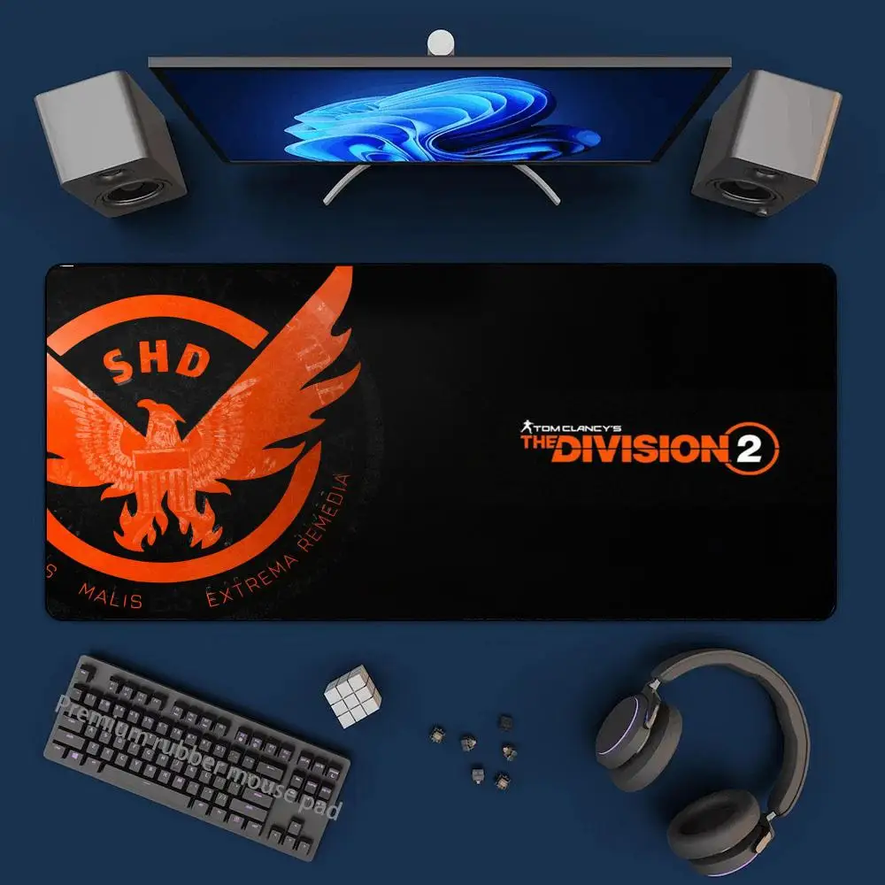 

Tom Clancy's the Division Deskmat Pc Gamer Rug Large Mouse Pad 900 × 400 Mousepad Desk Mat Gaming Accessories Carpet Mausepad