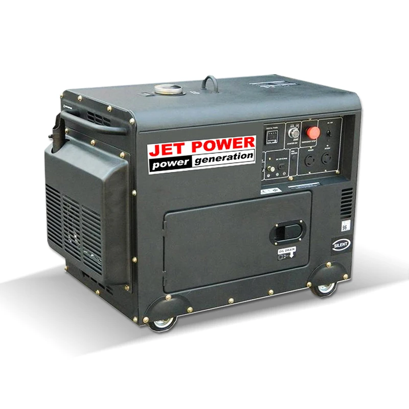 Fast delivery hot sale portable mini power generator 5kw 6kw 7kw silent diesel generator with good price/