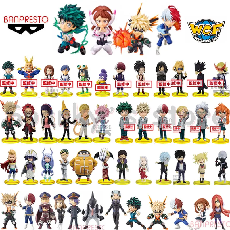 Bandai Original World Collectable Figure WCF MY HERO ACADEMIA Anime Figure Bakugou Katsuki Action Figure Toys For Kids Gifts