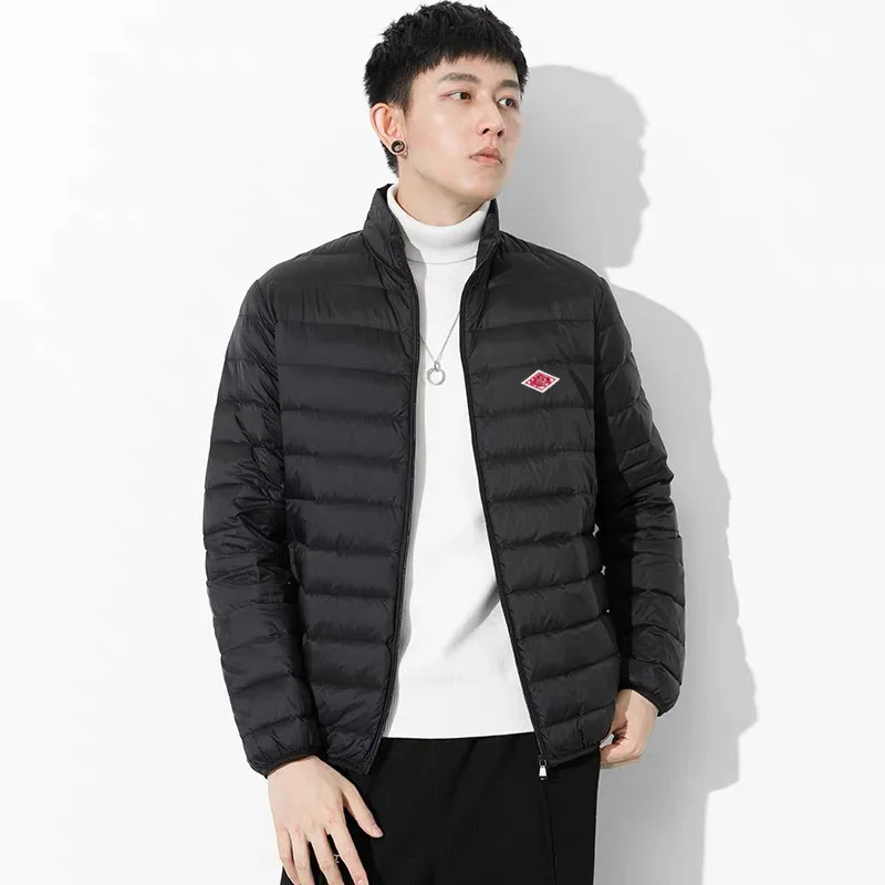 

Осень-зима, экспортируемая в японскую мужскую и женскую куртку с длинными рукавами и вышивкой логотипа на молнии, тонкая куртка с капюшоном, теплая и ветрозащитная