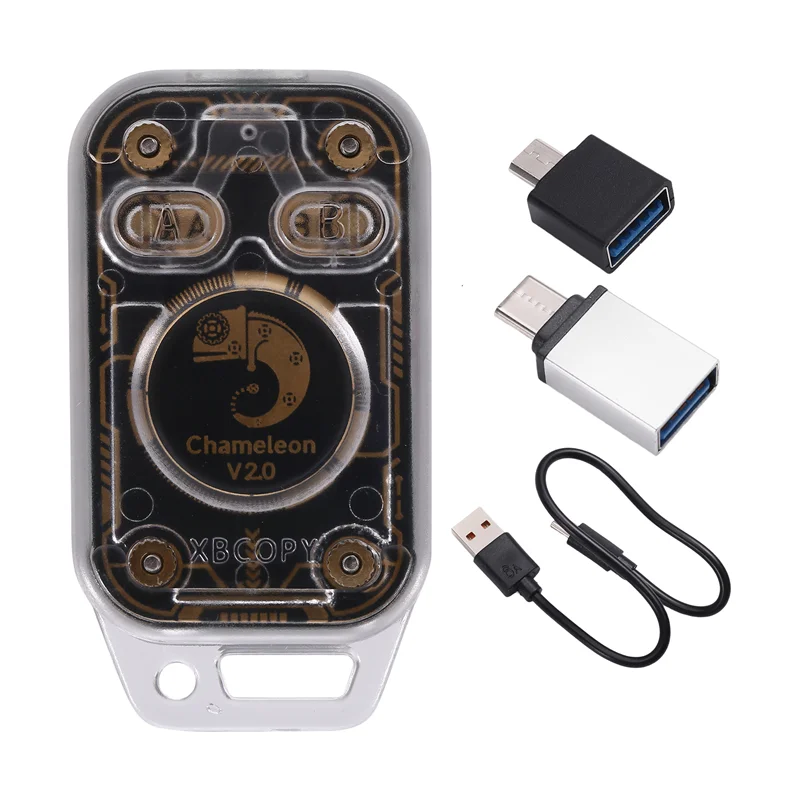 

【Sleek Design】Chameleon V2.0 Card Decode RFID Smart Chip Reader Emulator Restart Smart Card Emulator 125Khz 13.56Mhz NFC Duplica