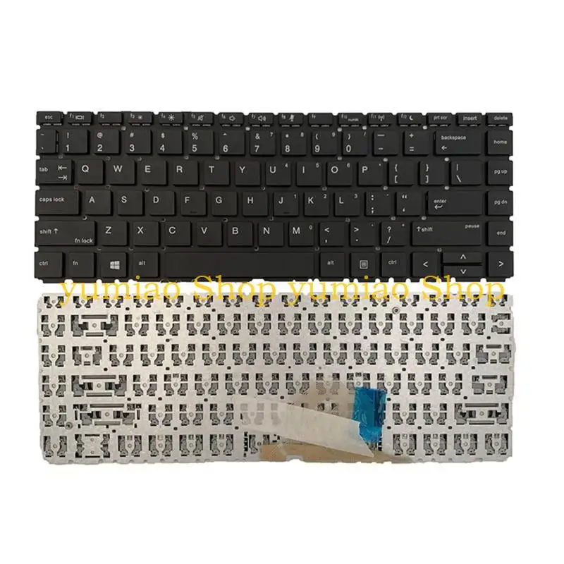 

587B английская клавиатура с американской раскладкой для ноутбука book 440 445 440 G7 445, черная