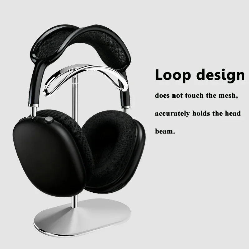 apple-airpods-max、sony、bose-アクティブノイズキャンセリングヘッドホン用大型ヘッドホンホルダー、ワイヤレスメタルヘッドホンスタンド