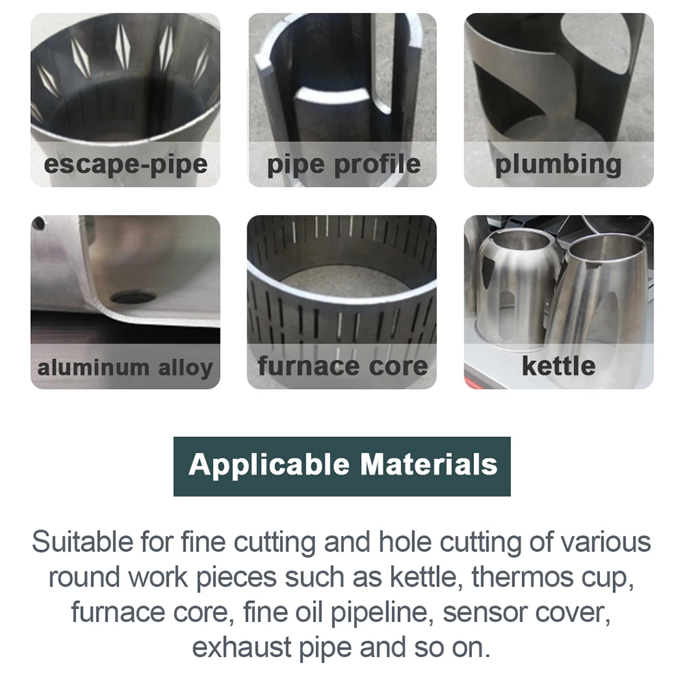 Hardware Pipe Laser Cutting Machine Automatic CNC Steel Metal Tube Laser Cutting Machine Laser Cutter