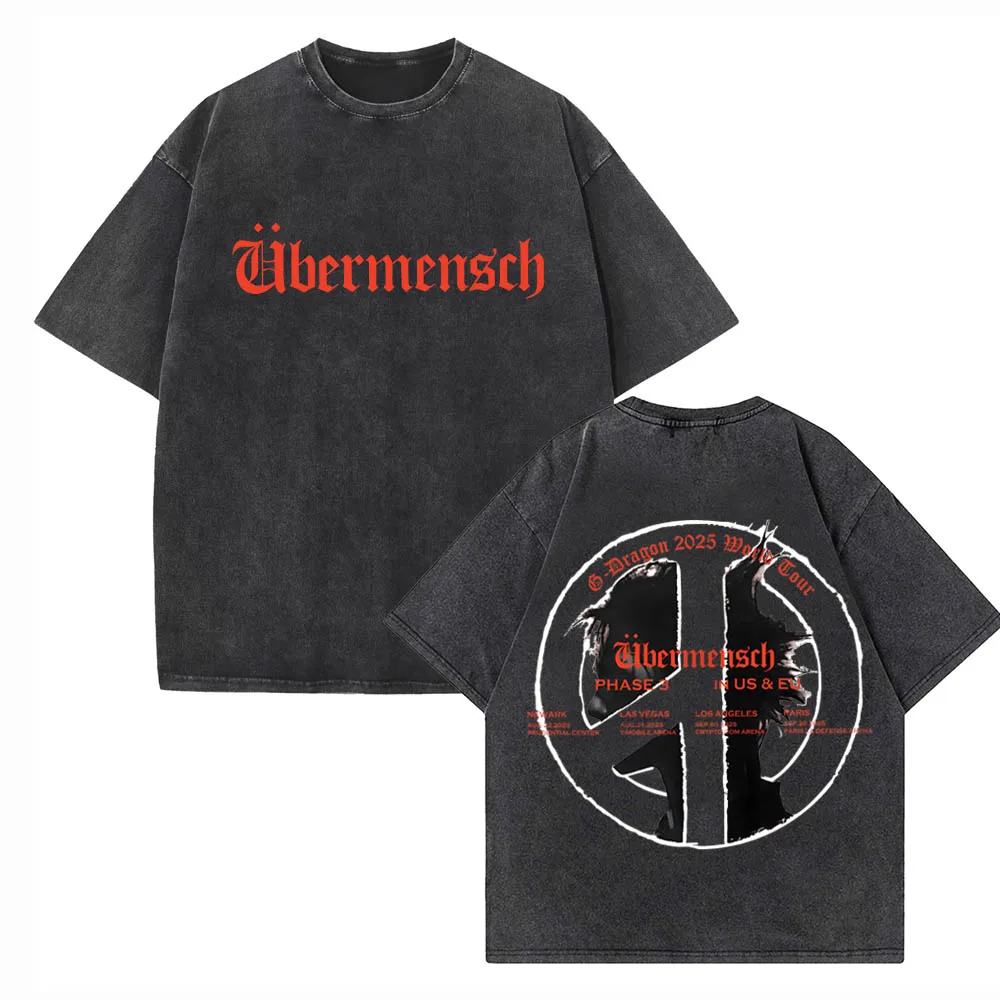 

G-Dragon World Tour 2025 Cotton Shirts Fan Gift O-Neck Cotton Man Woman T-Shirts