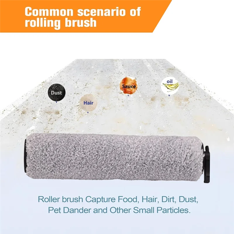 Abkr-para bissell crosswave hf2/3845n/3831 purificador de chão acessórios substituíveis lavável rolo escova filtro hepa