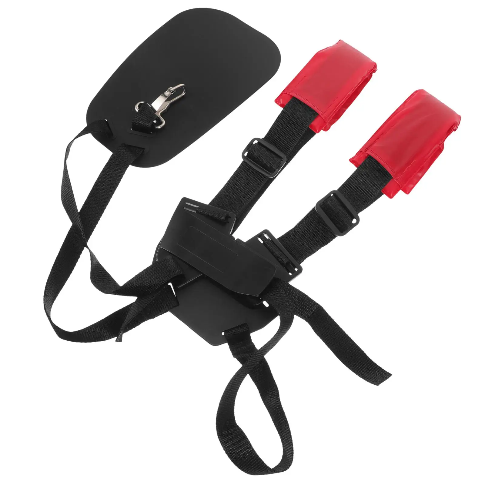 Grass Trimmer Shoulder Straps Lawn Mower Carrying Tool Red Black Flat Adjustable Durable Gardening Accessories