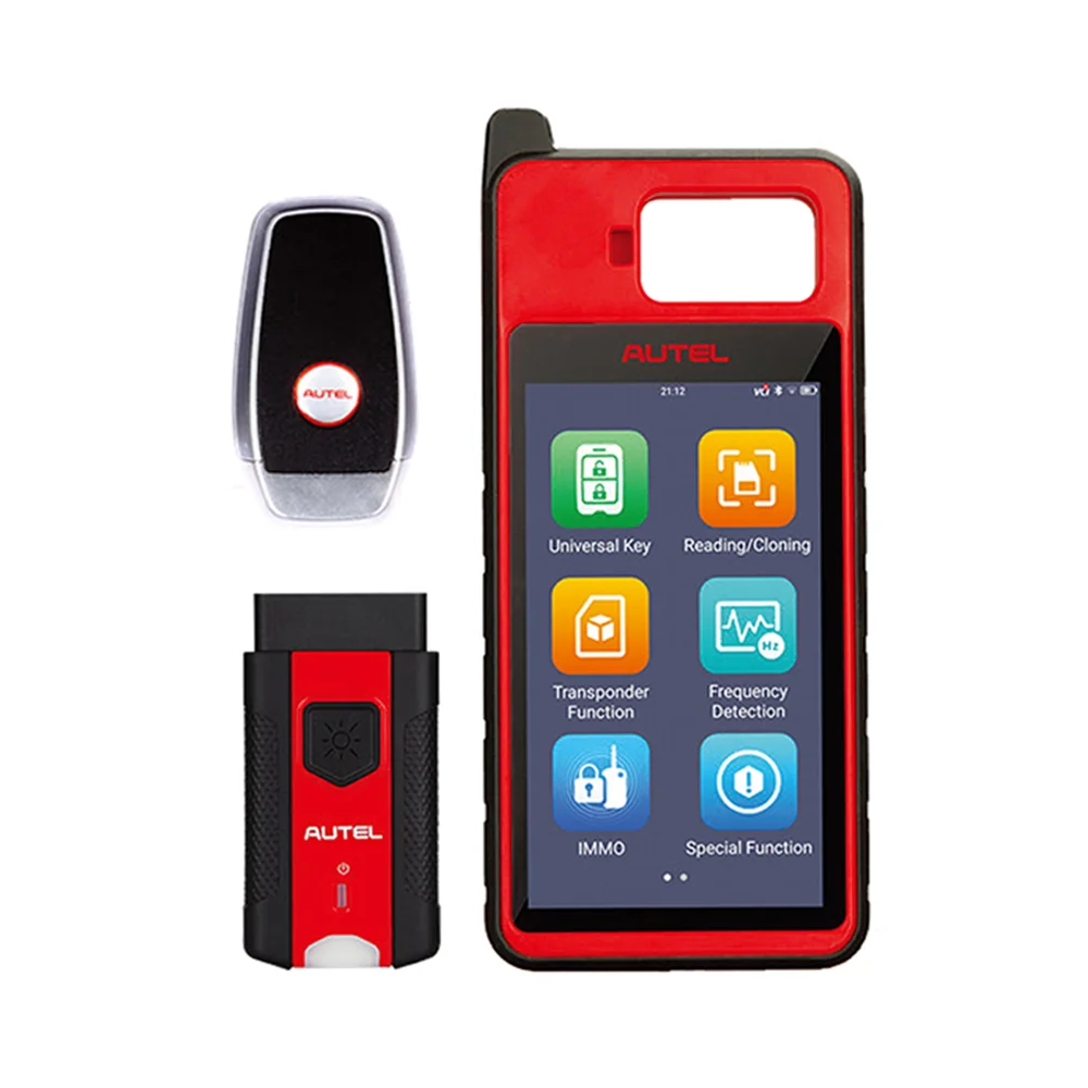 2023 Autel MaxiIM KM100 Key Fob Programmer Immobilizer Tool Key Creation IMMO Learning Chip Read Cloning Frequency Detection PK