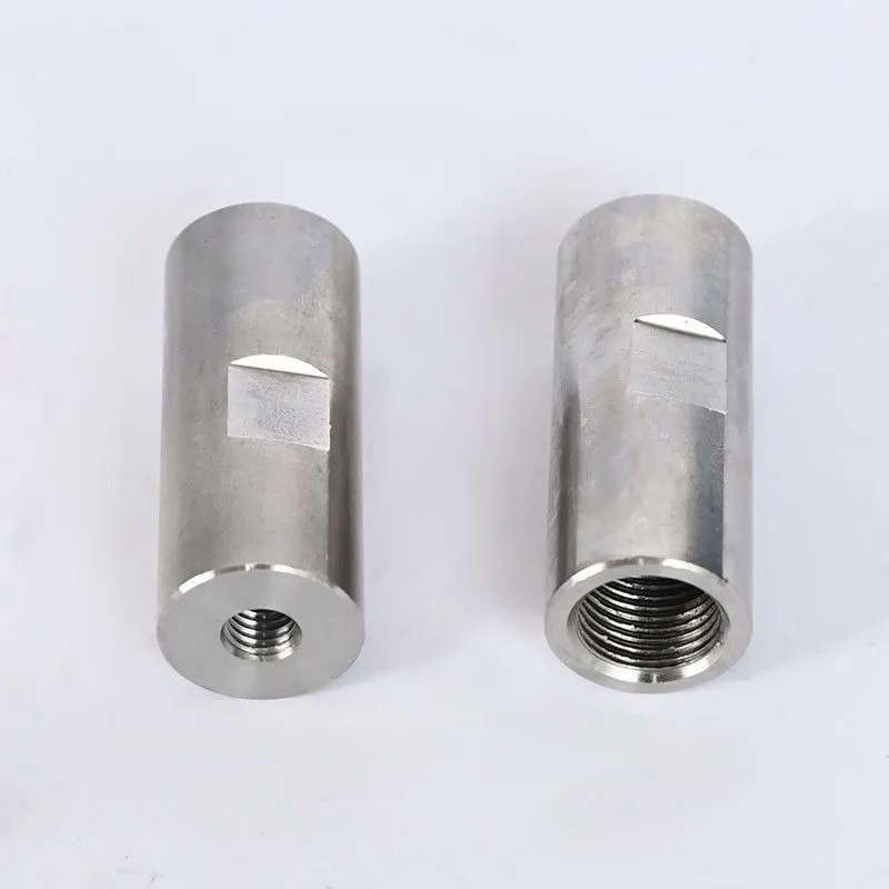 304 stainless steel cylinder tie rod round nut, pneumatic nut cylinder connector, stainless steel plug connecting rod