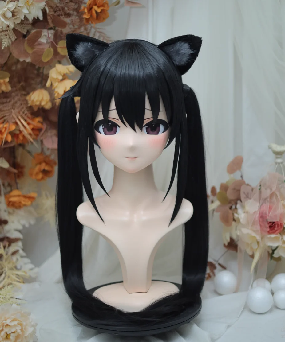 

(NFD-20-16)Customize Full Head With Lock Crossdress Doll Female/Girl Japanese Anime Cartoon Character Kig Cosplay Kigurumi Mask