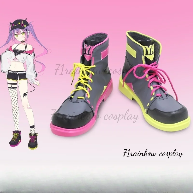 

Vtuber Hololive Tokoyami Towa Cosplay Shoes Christmas Shoes Cosplay Boots
