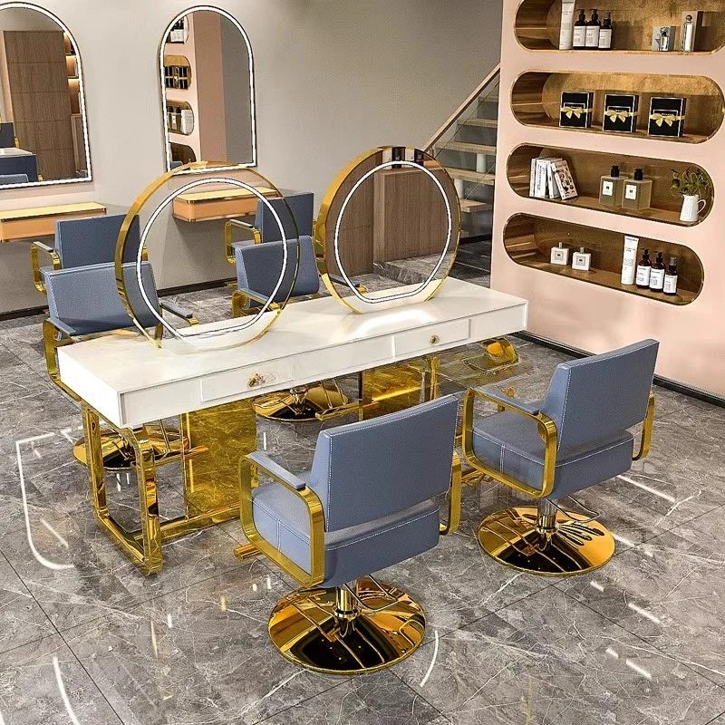 

Stainless steel hair salon chair rotating hydraulic lift