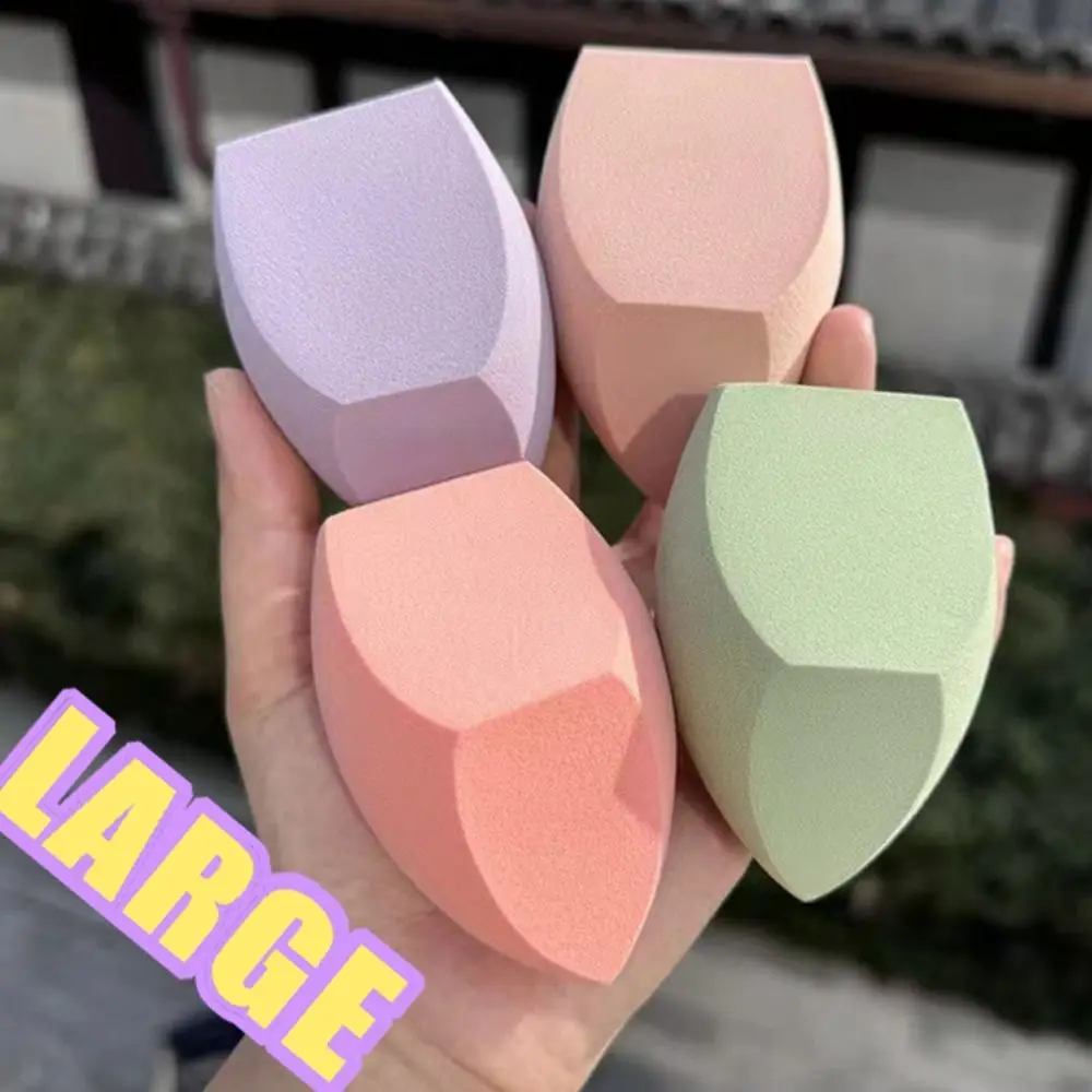 8CM Ultra Large Makeup Blender Dry and Wet Three Cuts Cosmetic Puff Travel Must-have Colorful Makeup Sponge