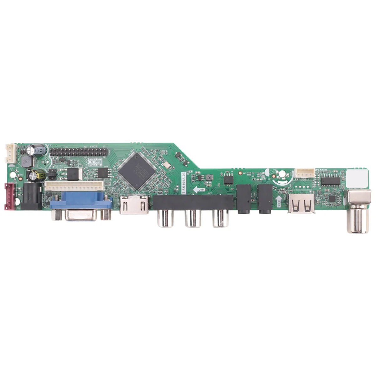 Controlador de TV LCD Universal Driver Board, T.V53.03, V 53, analógico, TV, AV, PC, HD, USB, mídia, placa-mãe B, alta qualidade