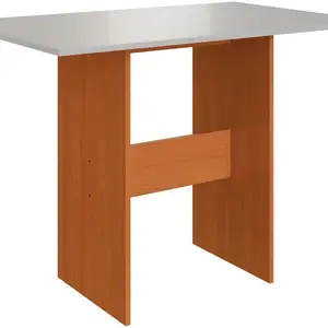 Mesa de Jantar 4 Cadeiras Retangular Freijo e Off White Indekes Luiza 8 principais vendas mesa jantar branca - №1