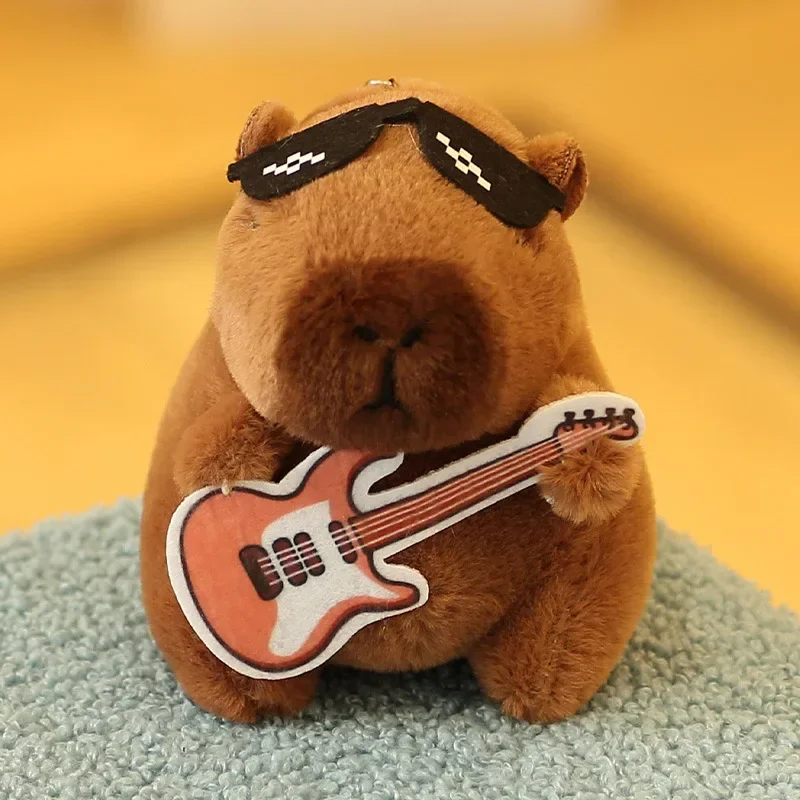 1-10 個スピットバブルカピバラペンダント水ネズミぬいぐるみバッグチャームぬいぐるみ人形かわいい学生バックパックキーチェーンチャーム