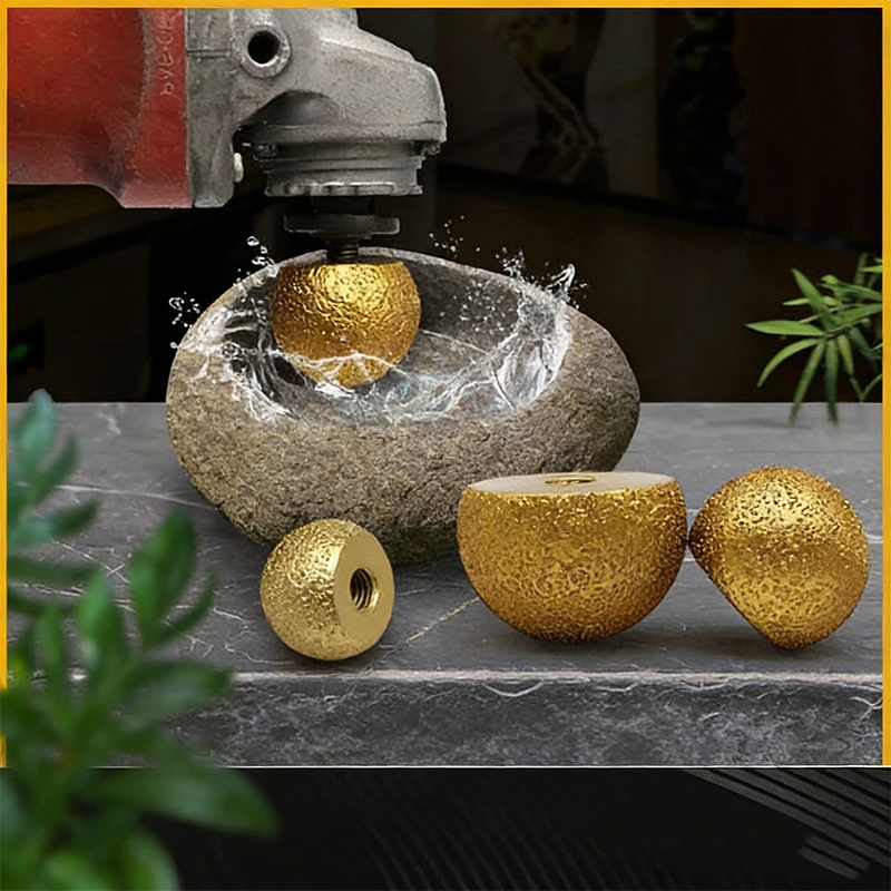 

Алмазная насадка M14 для шлифовки, фреза-грибок для обработки камня, инструмент для изготовления цветочных горшков из гальки, инструмент для полировки гранита и мрамора