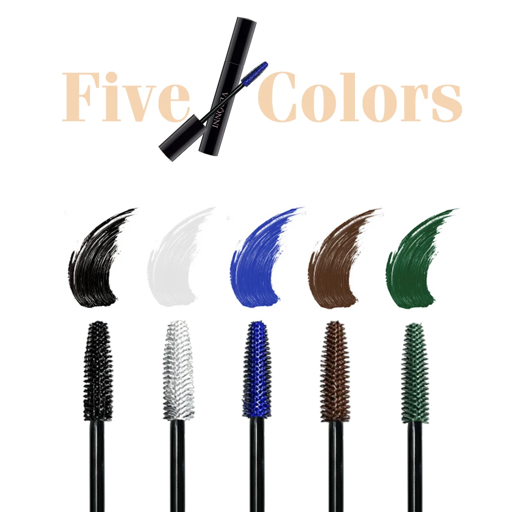 1 قطعة ماسكارا لاش اللون ماسكارا مقاوم للماء الملونة ماسكارا رمش تمديد سميكة إطالة رموش التجميل #6