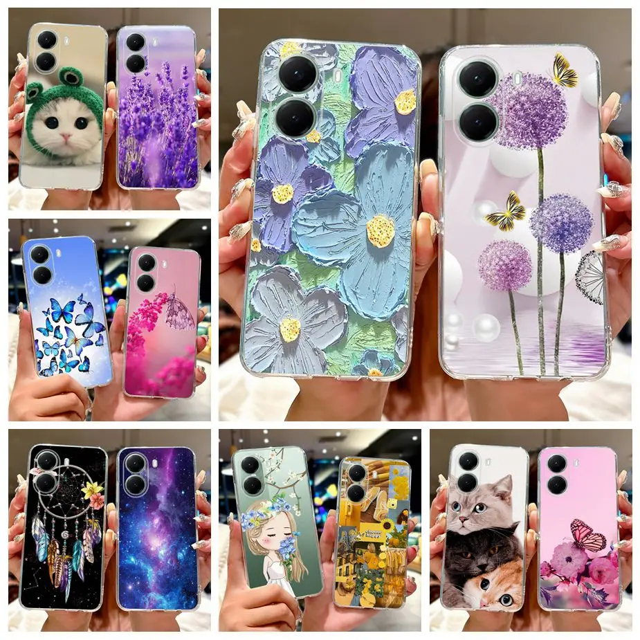 Coque souple en silicone transparente peinte pour Xiaomi PMédiateur phones, X7 Pro, 5G