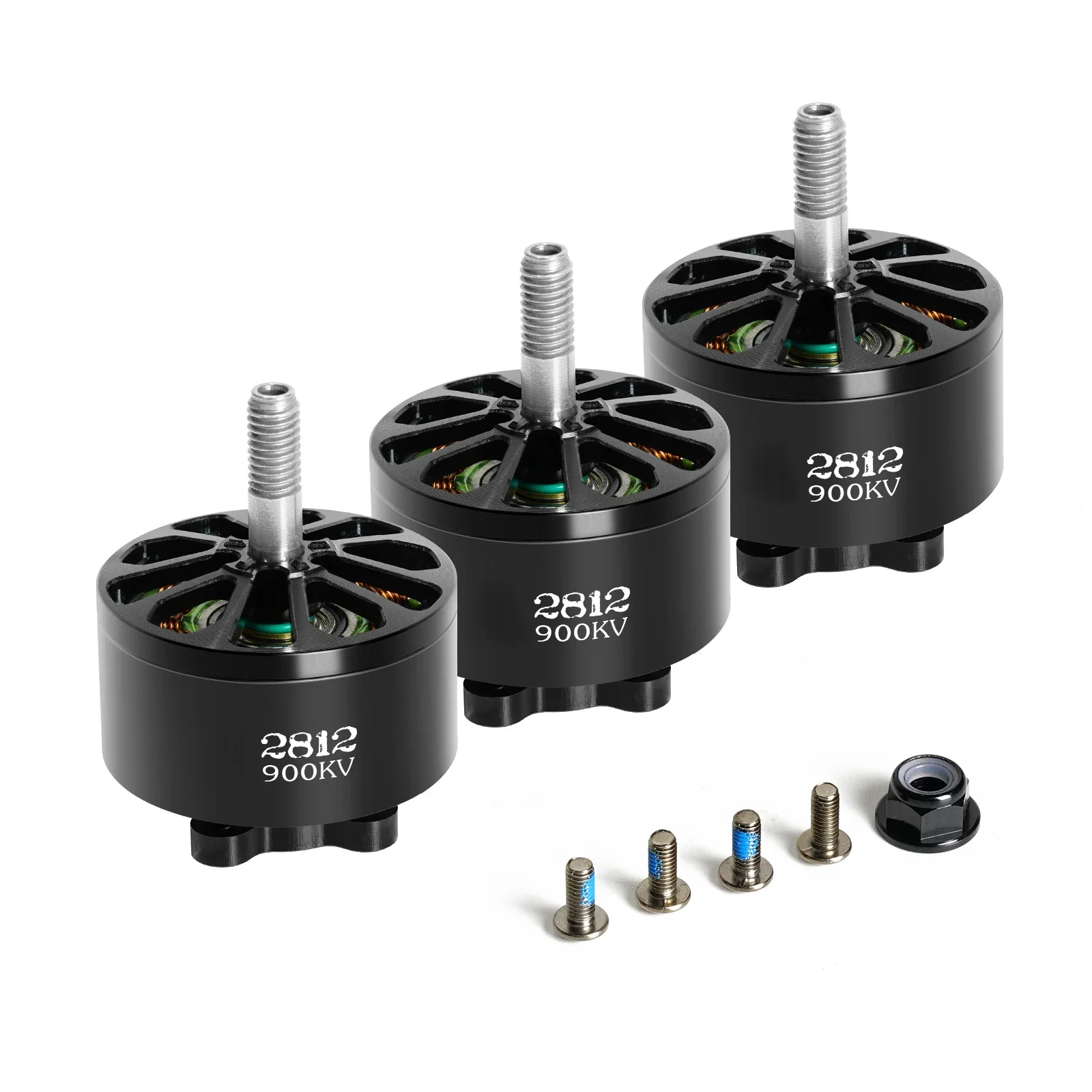 FLPredit-Moteur sans balais pour importateur de course FPV, BBY A2812, 2812, 900KV, 3-6S, 7 ", 8", 9 ", 10", Salle de bain