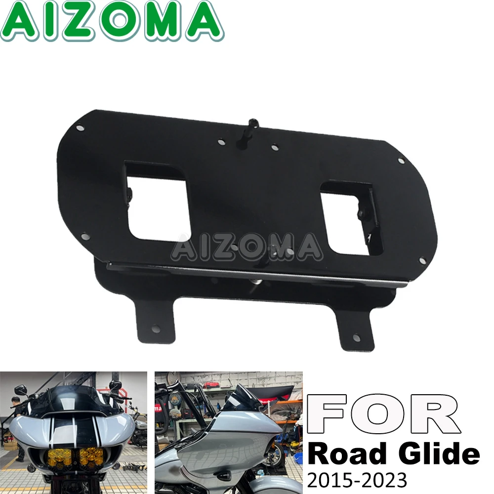 

For Baja LP6 Headlight Bracket Motorcycle Head Light Holder Frame For Harley Touring Road Glide FLTR Custom FLTRX Limited FLTRK