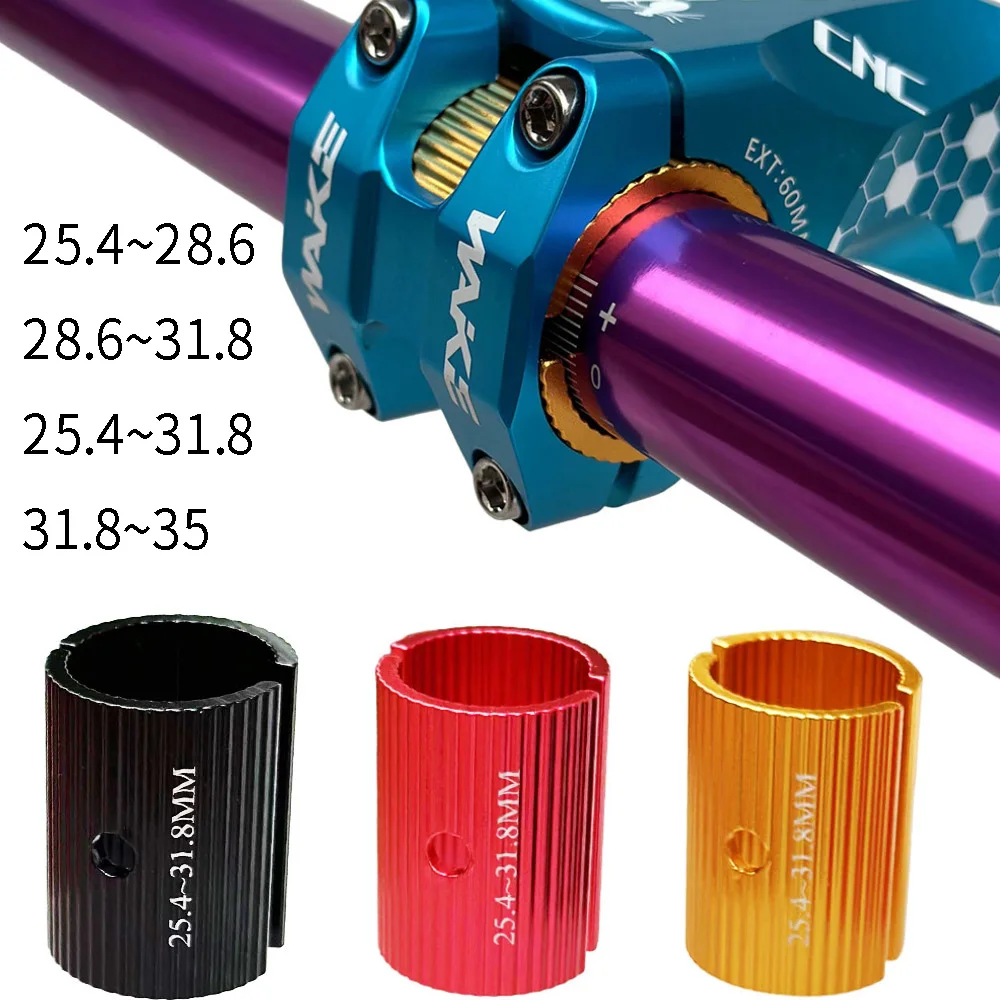 Fahrrad lenker Unter leg scheibe Öffnung Adapter Unter leg scheibe Fahrrad Gabel Spindel Distanz stücke Reduzier stück 25,4-28,6mm/28,6-31.8/25,4-31,8mm/31,8-35mm