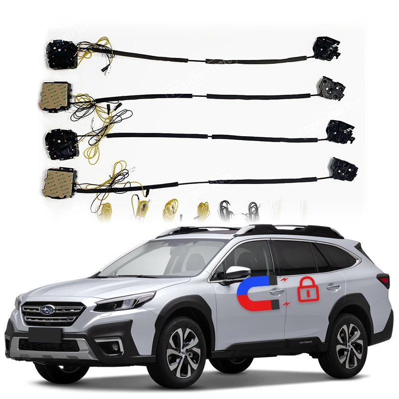 For Subaru Outback electric suction door original car mechanical lock modified automatic auto parts intelligent tool soft close