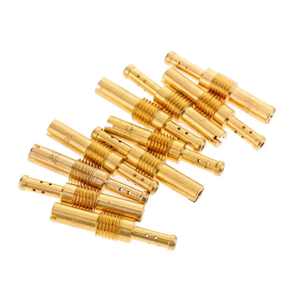 10 Pieces Solid Carburetor Slow / Jets for PWK KOSO KEIHIN OKO, 32, 35, 38, 40, 42, 45, 48, 50, 52, 55 view 3