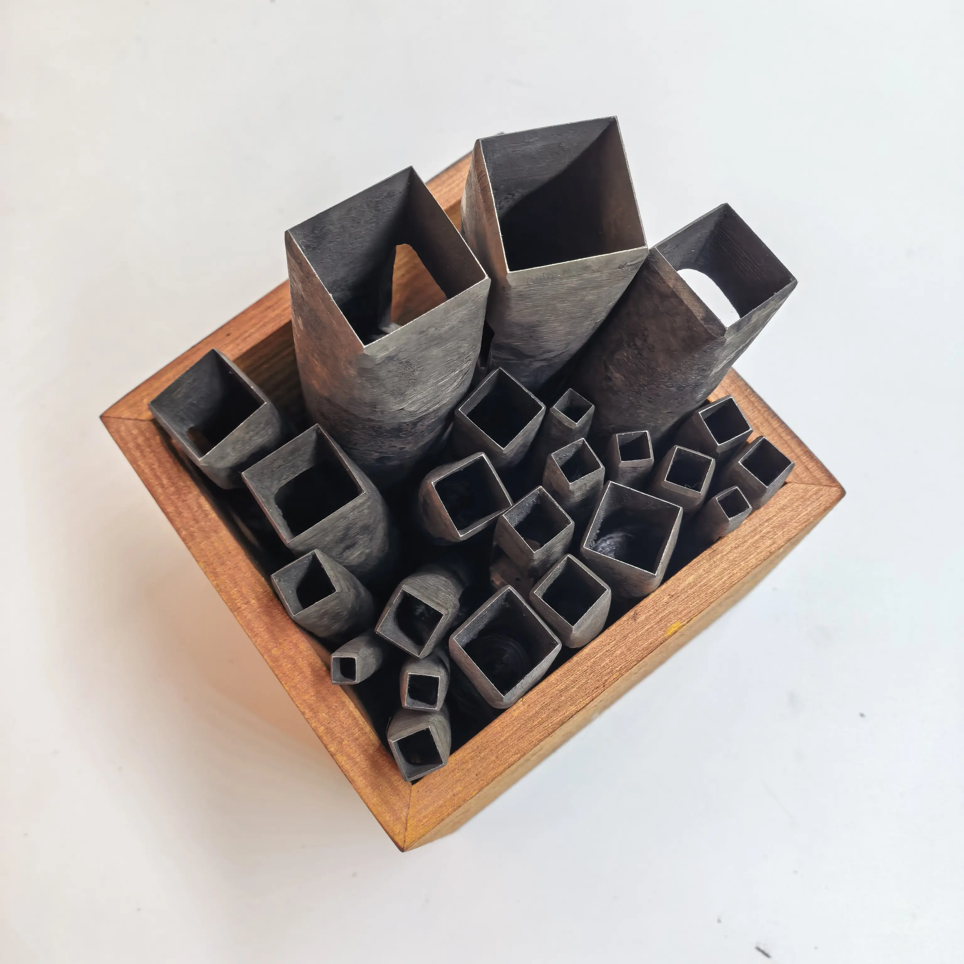 June tree DIY leather perforated punch square - shaped flower punch leather tool Square side length 4-30mm