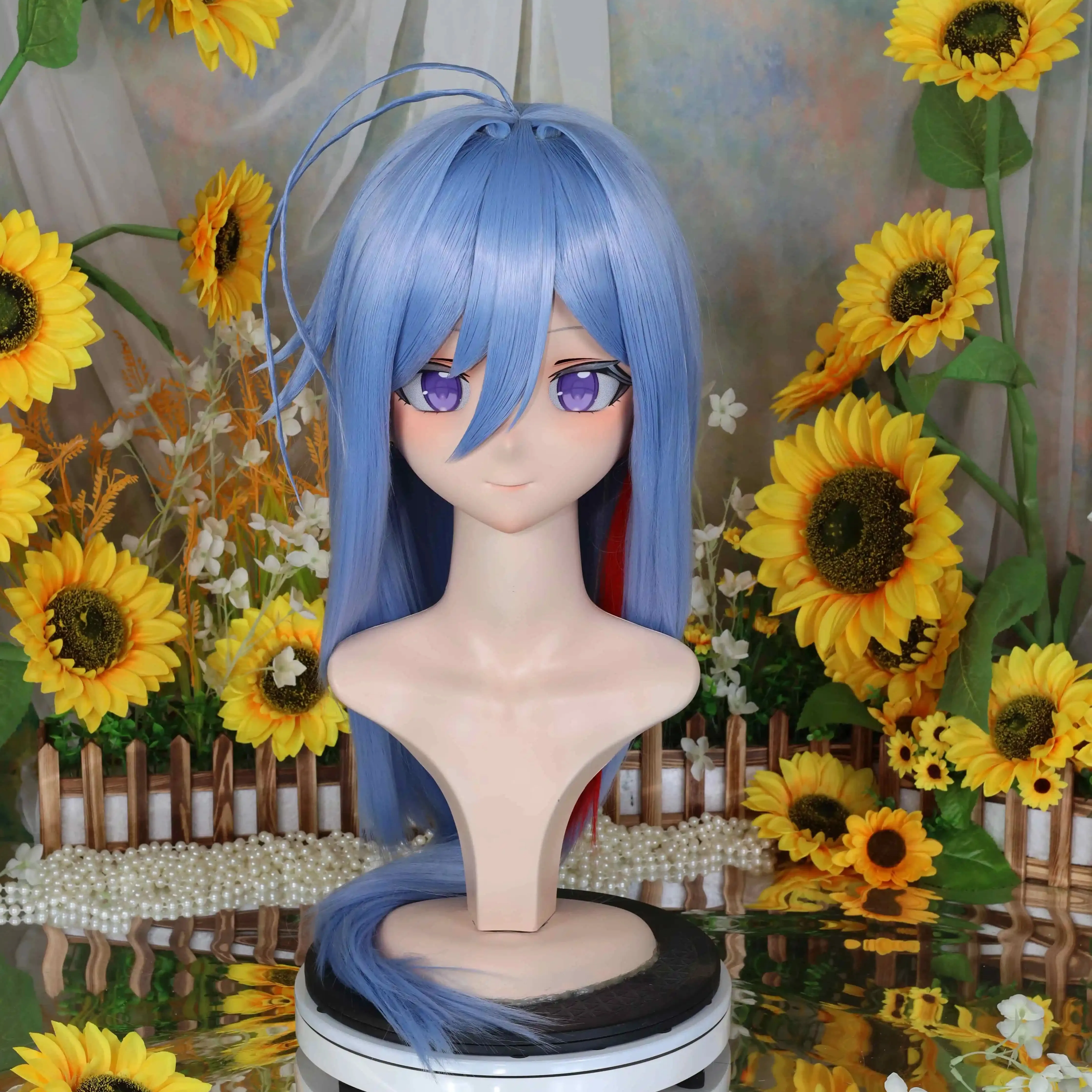 

Кигуруми Flatirena Milij NFD полный замок на голову косплей головной убор реквизит