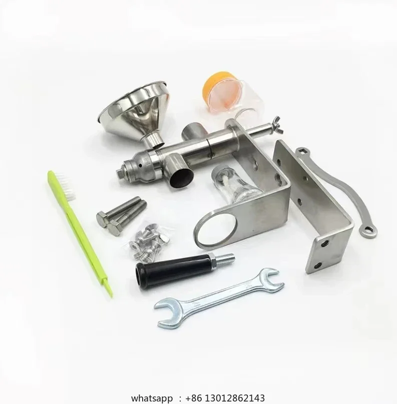 

2026 Stainless Steel Manual Oil Presser Machine Household Rapeseed Oil Pressing Machine Vegetable Rapeseed Sesame Oil Press