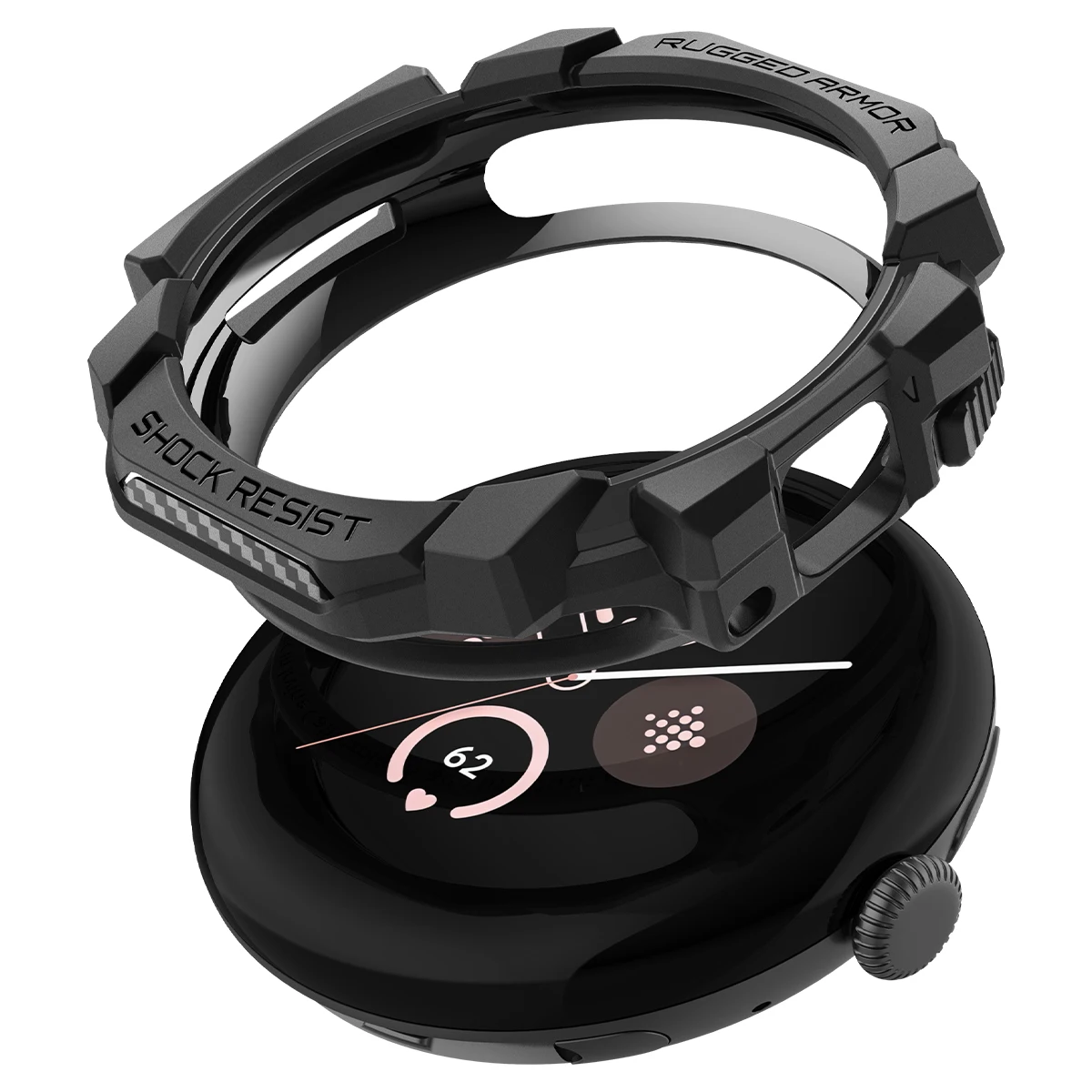Google Pixel Watch 3 (45mm) 用 Spigen Rugged Armor ケース 