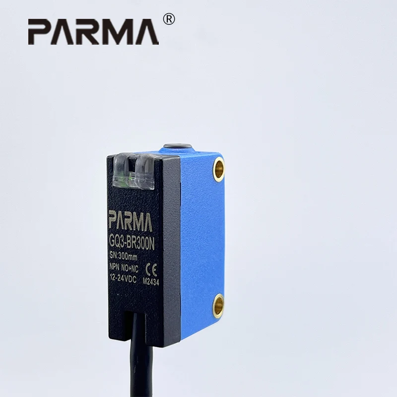 PARMA The detection range of the diffuse reflection photoelectric sensor is 300mm, GQ3-BR300N