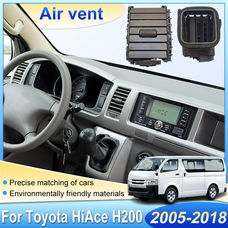 

For Toyota Hiace H200 MK5 Accessorie 2006 2007 2008 2005~2018 Car Dashboard Dashboard Air OutInterior Conditioner Vent Auto Part