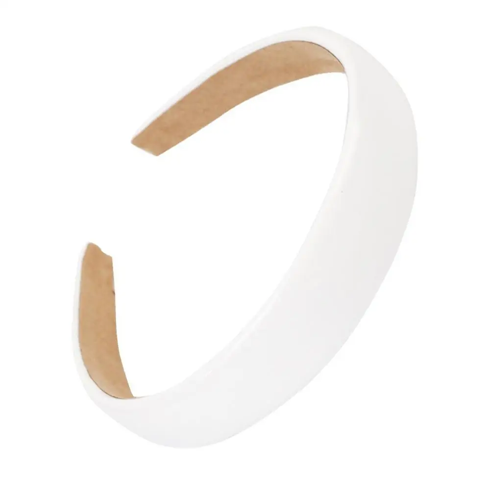 

Широкие повязки на голову для женщин, нескользящий обруч из искусственной кожи с белыми волосами, перламутровые стильные удобные подарки для подруги, жены, мамы