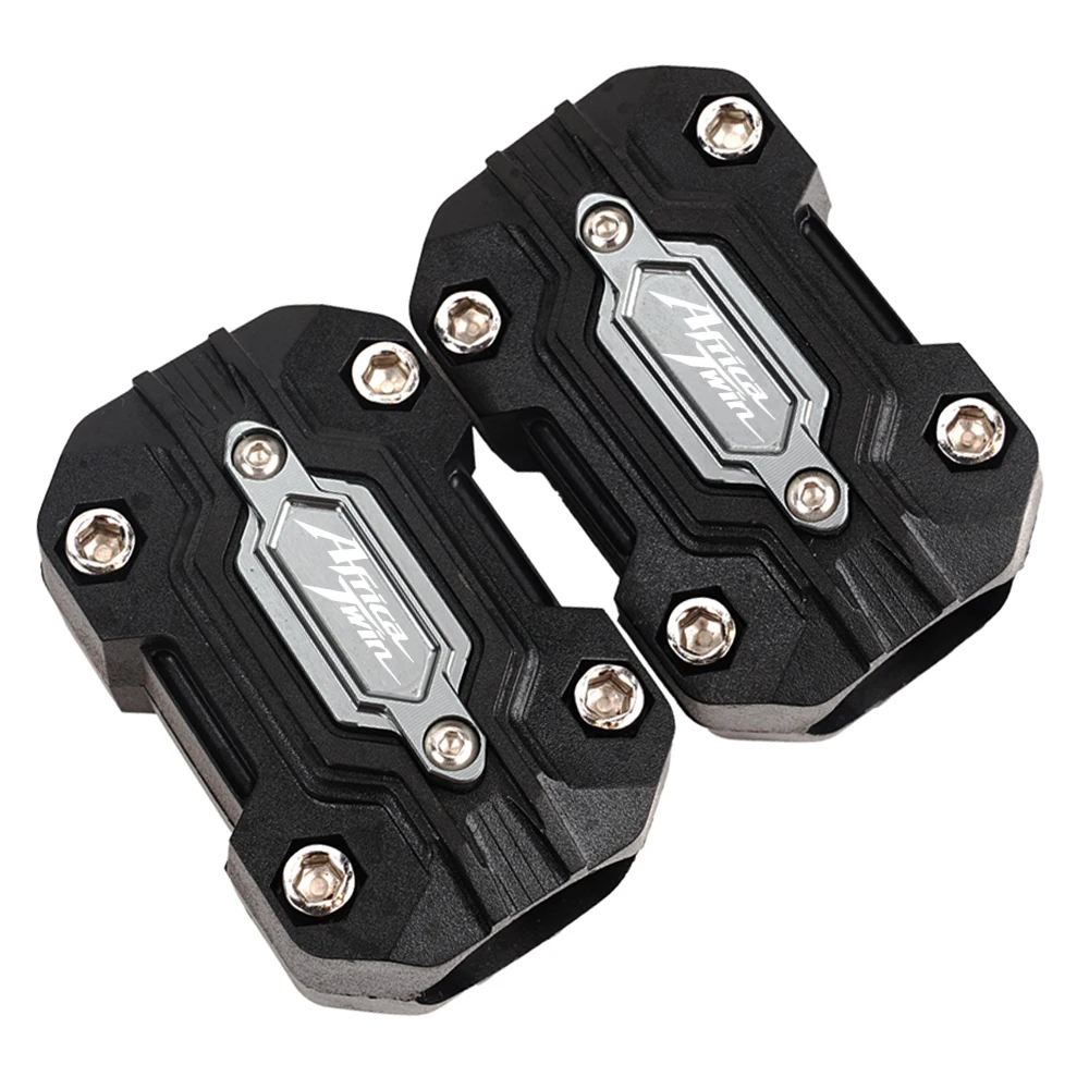 For Honda Africa Twin CRF 1100 L CRF1000L CRF1100L XRV 750  Motorcycle Accessories CNC Engine Guard Bumper Protector Trim Blocks