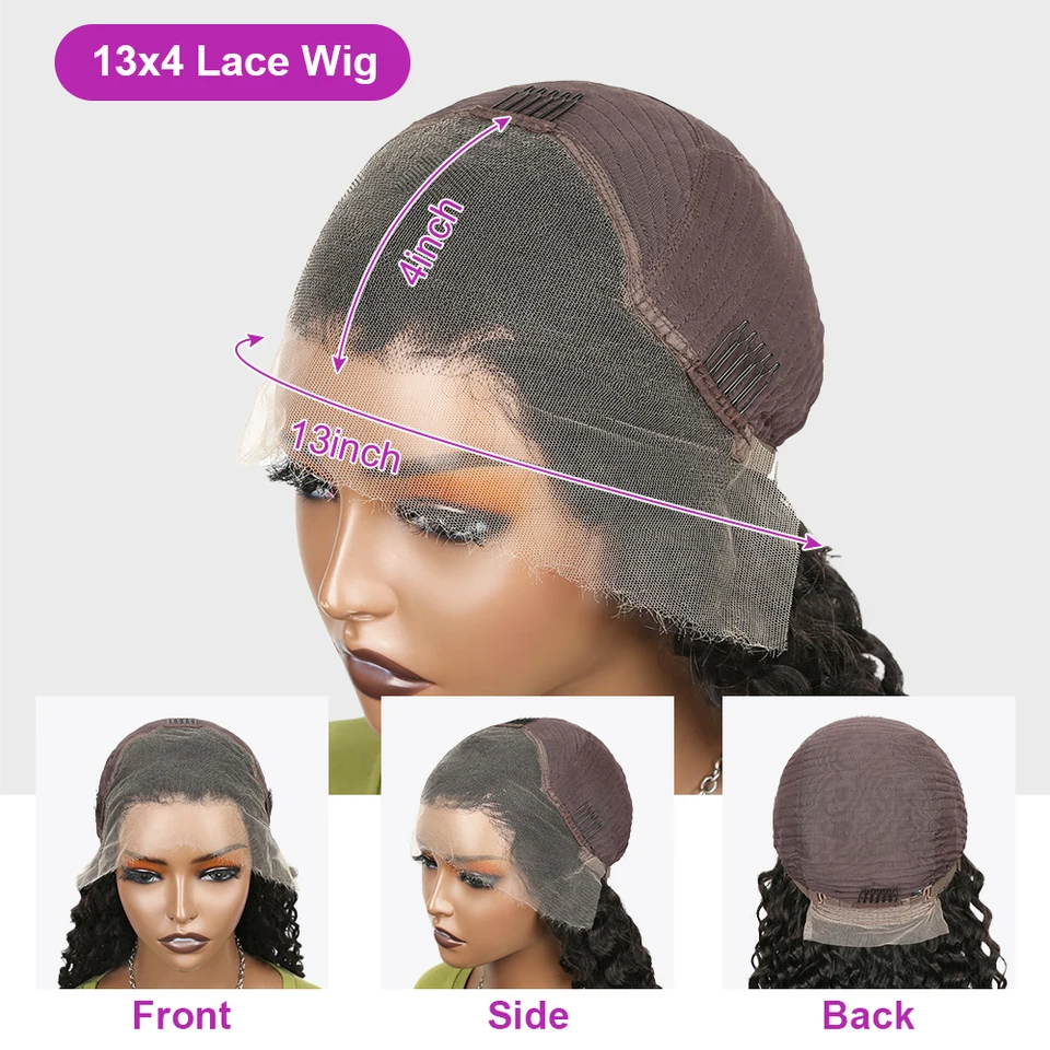100% Human Hair Pixie Cut Wig Straight Short Bob 13x4 HD  display picture 1