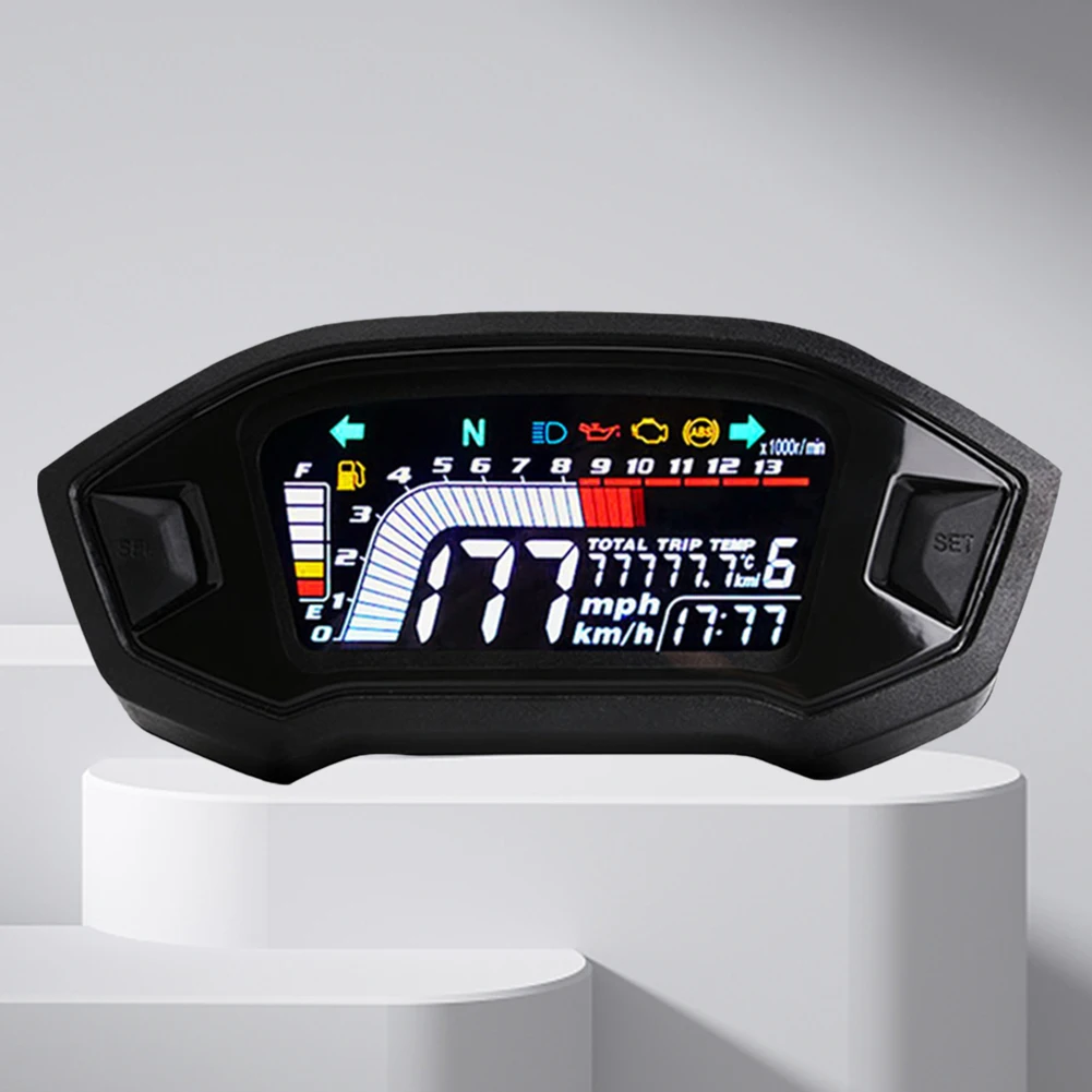 

Digital Tachometer LCD Display Motorcycle Tachometer 13RPM Smart RPM Gauge for Honda MSX125 2013-2019 for CRF250 Rally 2017-2019