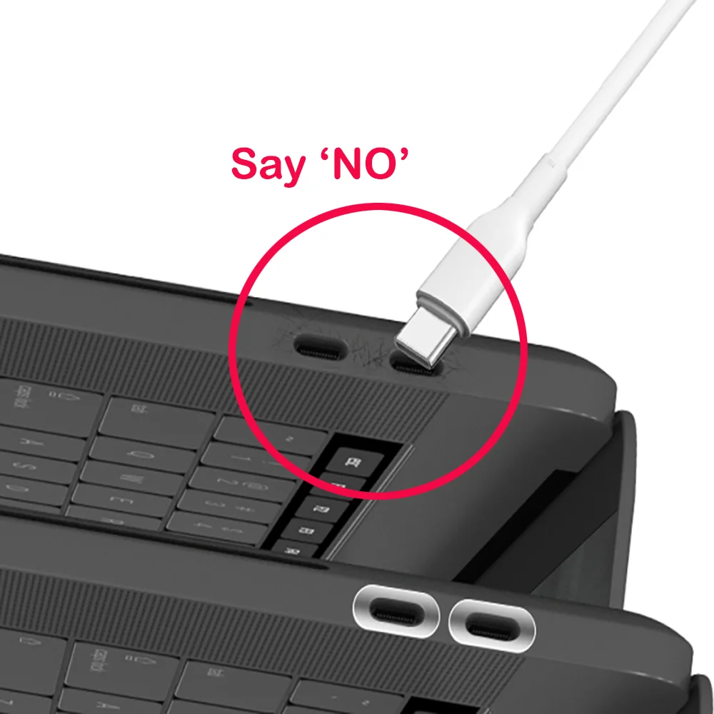 Pellicola Protettiva Per Porta Thunderbolt E Ricarica Macbook Air 13.6, Protezione Type-C Per Macbook Air M5 Chip 2026