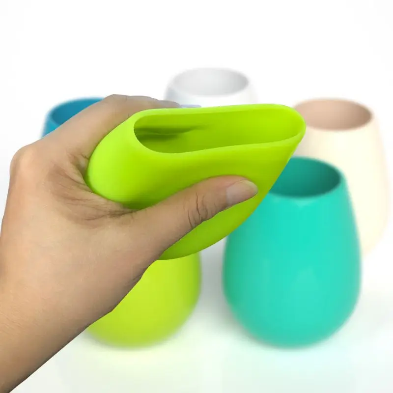 Silicone Cups Party Glasses Juice Cup Drink Multiple Kitchen Rebound Folding Festival Home Use Special Gift Cup Tea Kitchenware