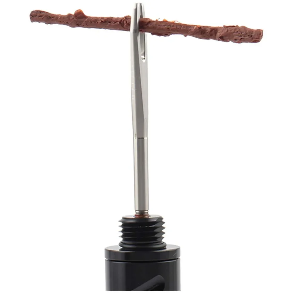 

Инструмент для ремонта бескамерных шин для езды на велосипеде, черный противоскользящий текстурированный корпус, резиновые полоски в комплекте, инструменты для вставок в комплекте