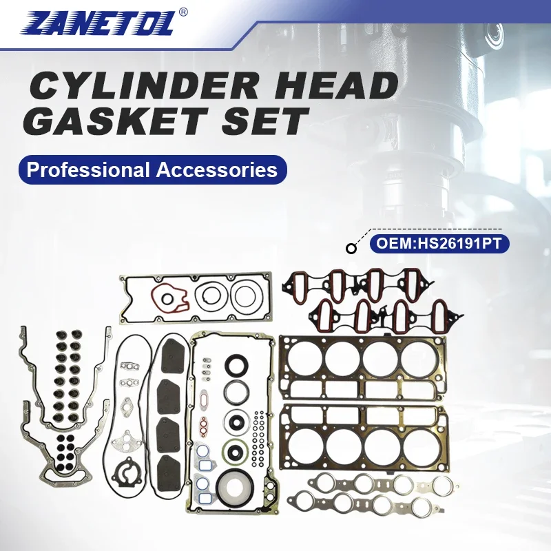 Zhenyan Auto Parts Cylinder Head Gasket Set for CHEVROLET AVALANCHE 1500 2004~2006 for HUMMER H3 2008~2009 HS26191PT SKHS26191PT