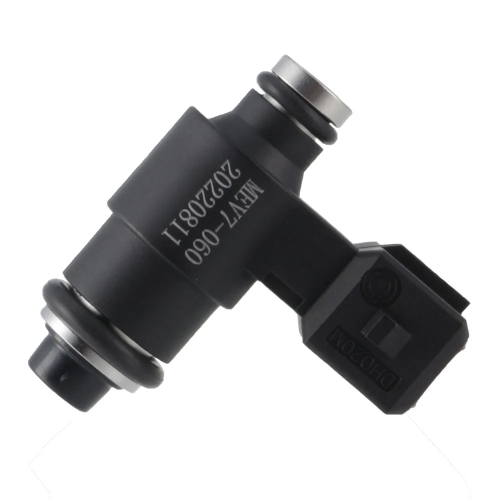 100CC-125CC Motorcycle Fuel Injector Two Holes Spray Nozzle MEV7-060 for YESON ROJO HANHU HAOMAI Scooter Replace Part Accessory