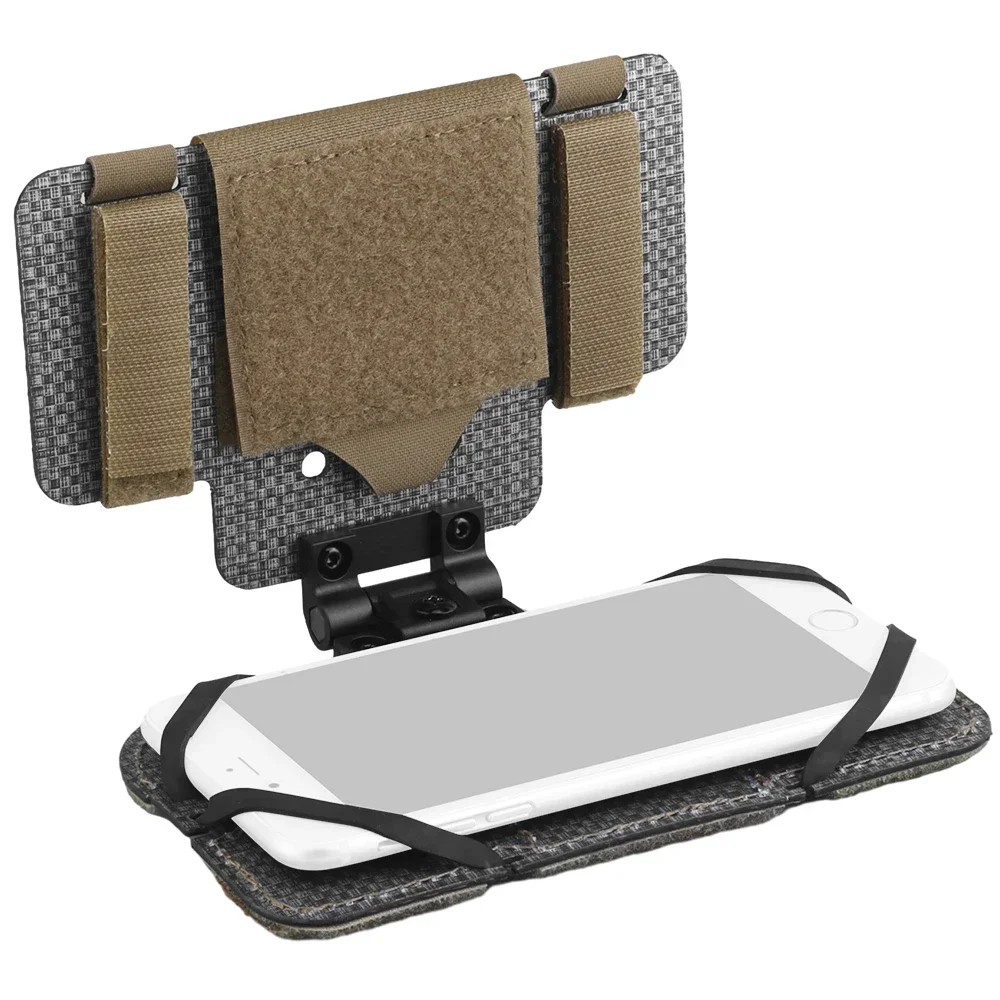 

Tactical Mobile Phone Holder Admin Pouch Panel Lightweight Molle Foldable Admin Pouch Chest Rig Gear for Plate Carrier Airsoft