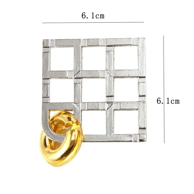 تيانزي سبائك الزنك الذكاء فتح حلقة مجموعة ، الكبار الضغط ، الأطفال لغز اللعب